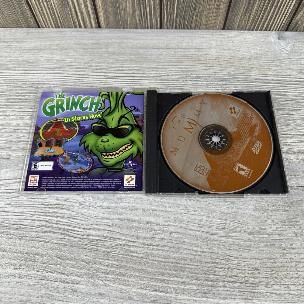 The Mummy PC Game Windows 2000 Konami Complete CIB